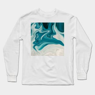 Azure water agate II Long Sleeve T-Shirt